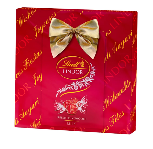 Lindt Lindor Milk Chocolate Truffles Gift Wrapped Box