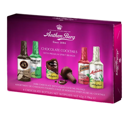 Anton Berg Chocolate Cocktail Liqueurs 4pc